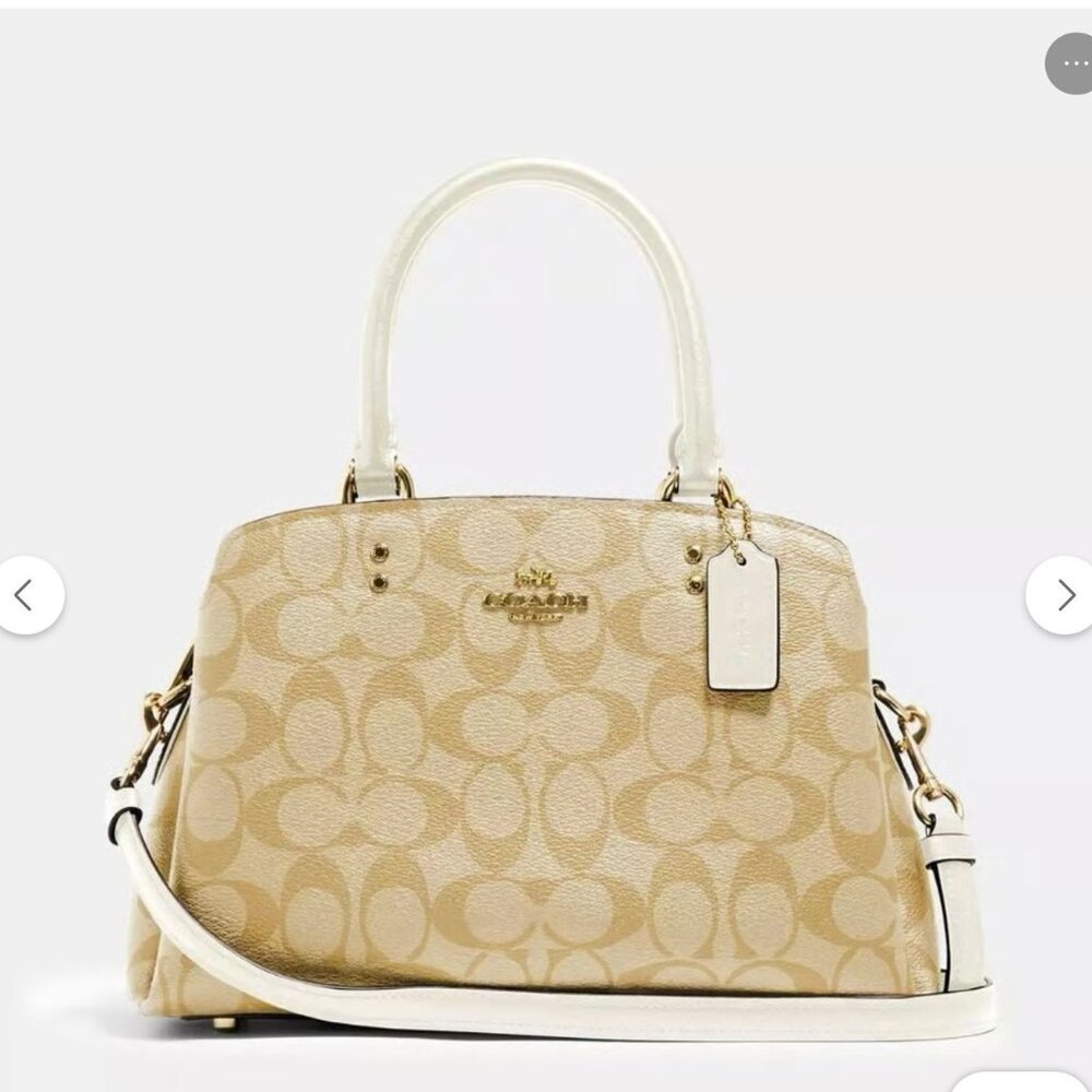 Coach Mini Lillie Carryall In Signature Canvas